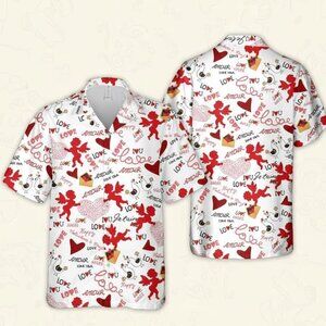 Valentine Love Cupid Hawaiian Shirt, Valentine Hawaiian Shirt, Valentine Day Out